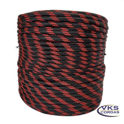 Corda de Polipropileno Soft 16mm Preto Rajada Individual - 50m - Image 2