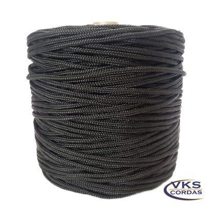Corda Soft Polipropileno Trançada 4mm Preto - 180m - Image 3