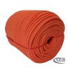 Corda Náutica Polipropileno Redonda 8mm Laranja - 50m