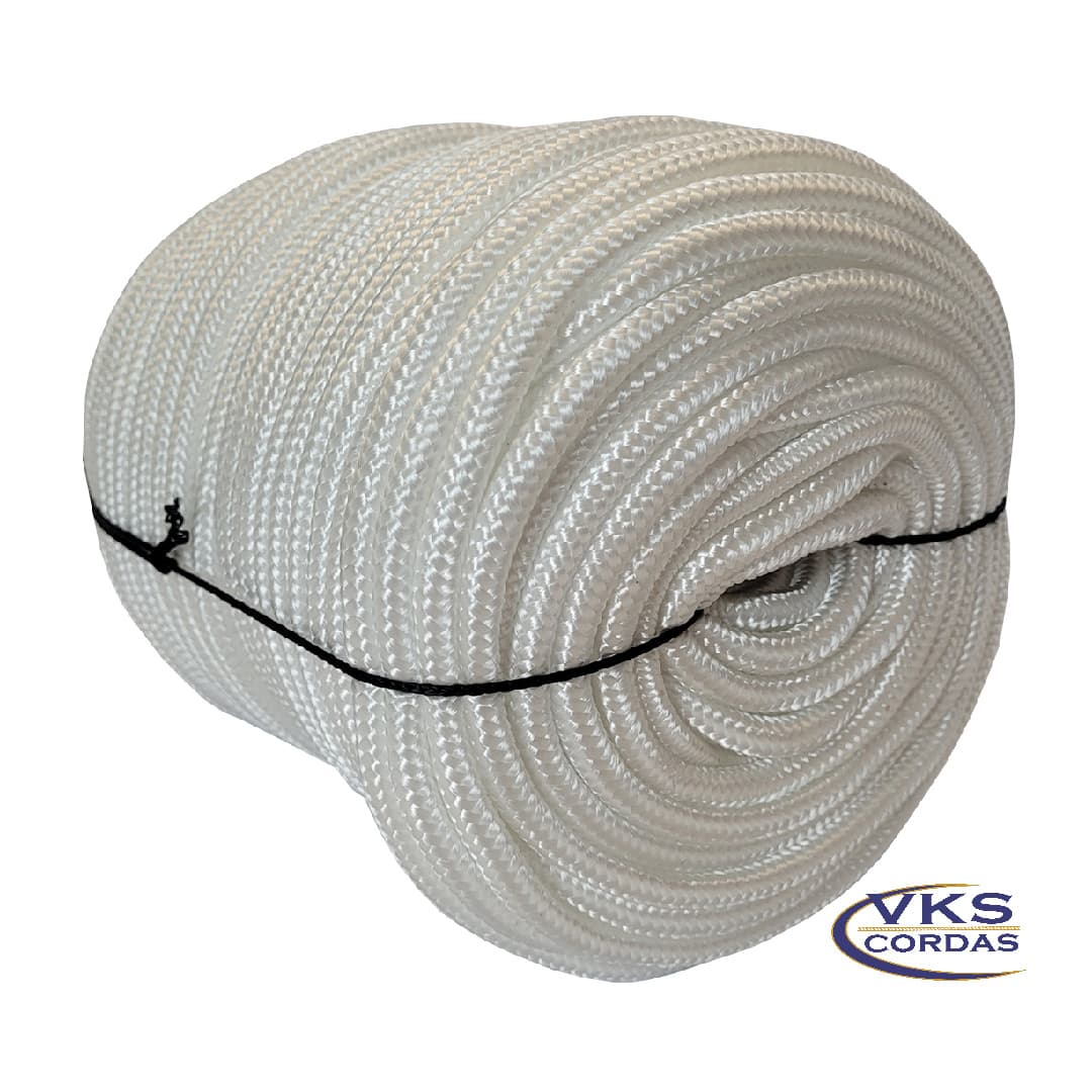 Corda Náutica Trançada Polipropileno 8mm Natural - 100m - Image 3