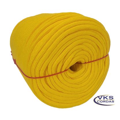 Corda Náutica Polipropileno Trançada 6mm Amarelo - 150m - Image 3