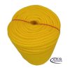 Corda Náutica Polipropileno Trançada 6mm Amarelo - 150m
