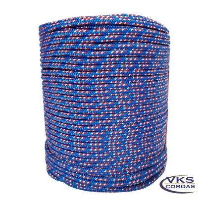 Corda Náutica Polipropileno 6mm Azul Rajada Especial - 150m - Image 2