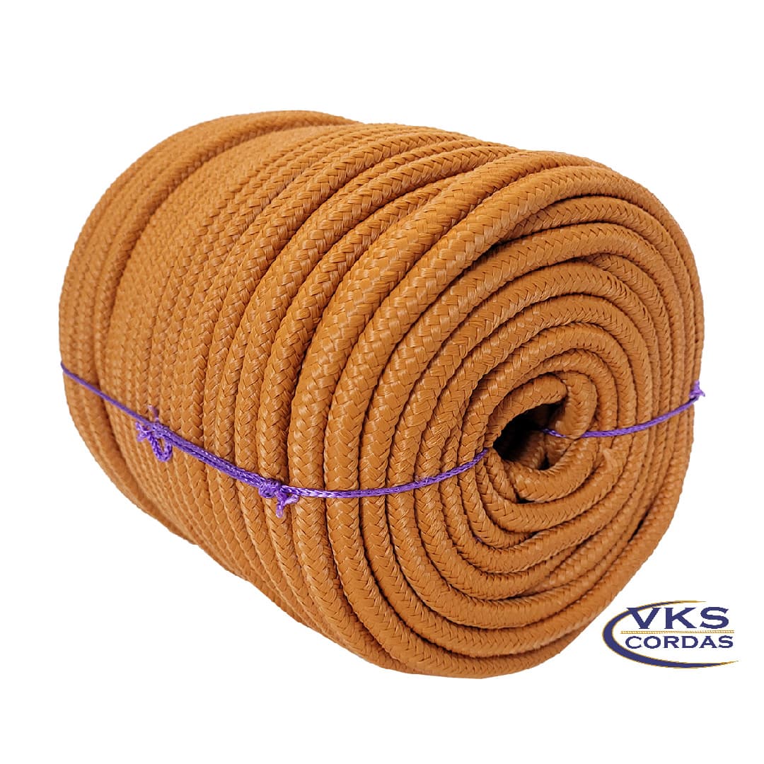 Corda Náutica Trançada Polipropileno 8mm Terra Cota - 100m - Image 3