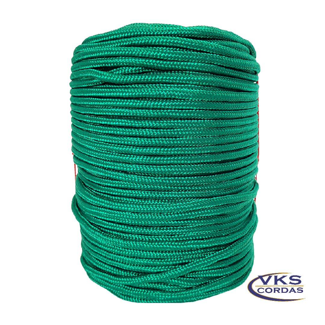 Corda Náutica Trançada 8mm Verde Cabaré - 100m - Image 2
