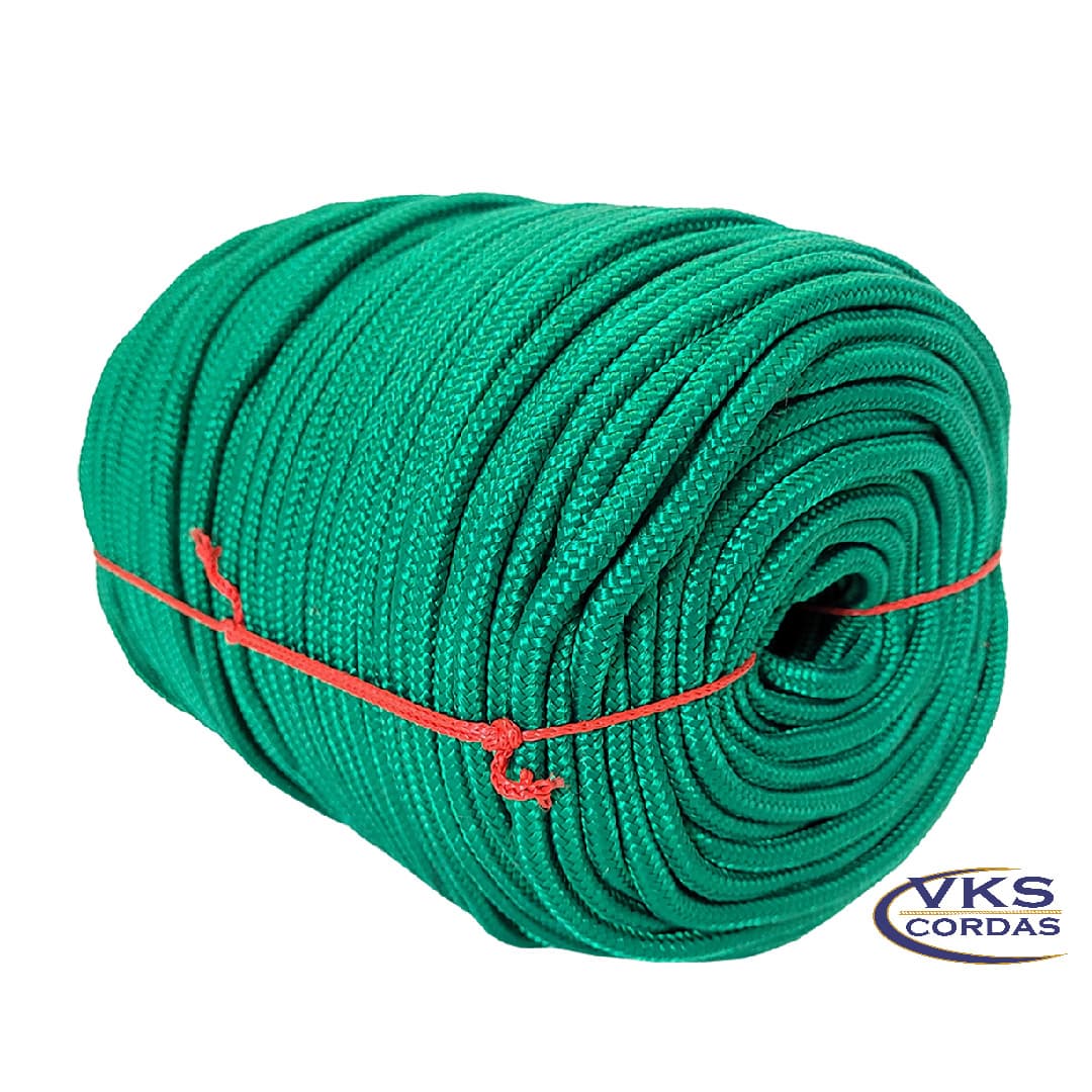 Corda Náutica Trançada 8mm Verde Cabaré - 100m - Image 3