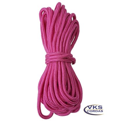 Corda Náutica Polipropileno Trançada 2mm Pink - 10m