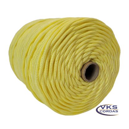 Corda Náutica Polipropileno 5mm Amarelo Bebê - 175m - Image 2