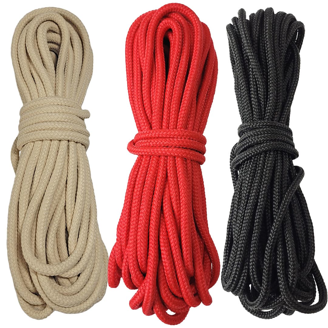 Kit Corda Náutica Trançada de Polipropileno 3 Cores