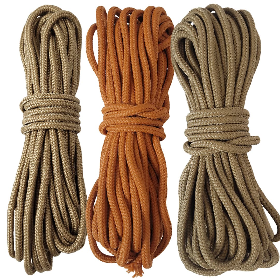 Kit Corda Náutica Trançada de Polipropileno 3 Cores