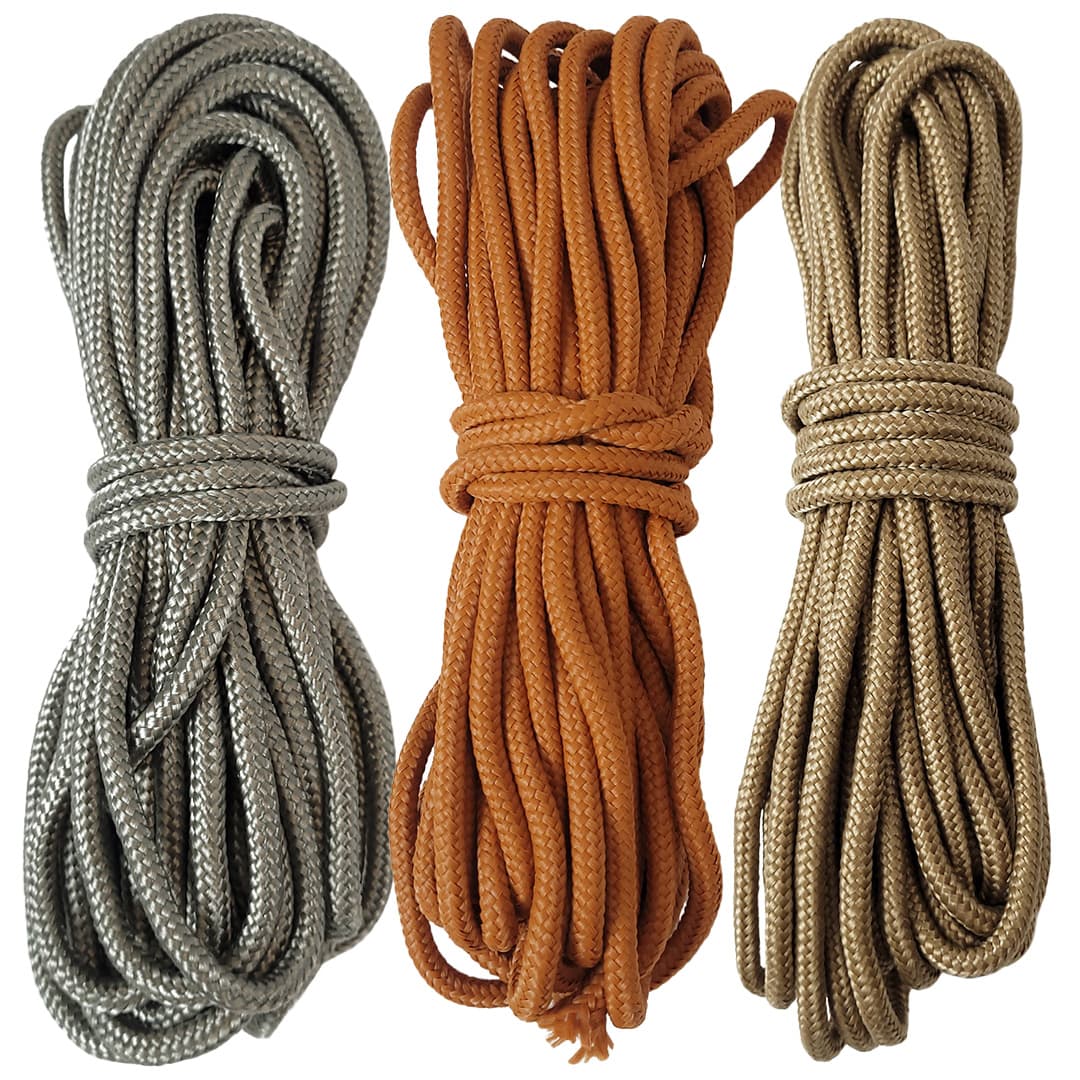 Kit Corda Náutica Trançada de Polipropileno 3 Cores