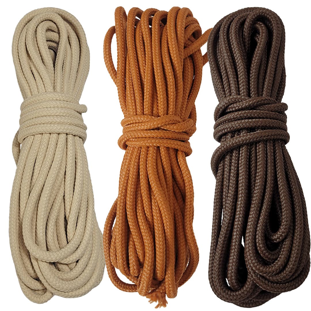 Kit Corda Náutica Trançada de Polipropileno 3 Cores