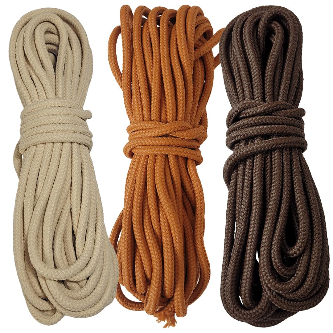 Kit Corda Náutica Trançada de Polipropileno 3 Cores
