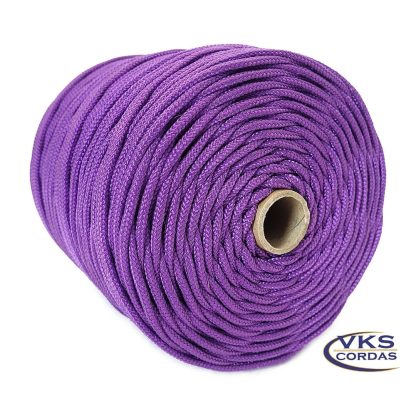 Corda de Polipropileno Náutica Trançada 3mm Roxo - 150m
