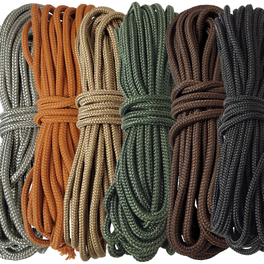 Kit Corda Náutica de Polipropileno Trançada 6 Cores