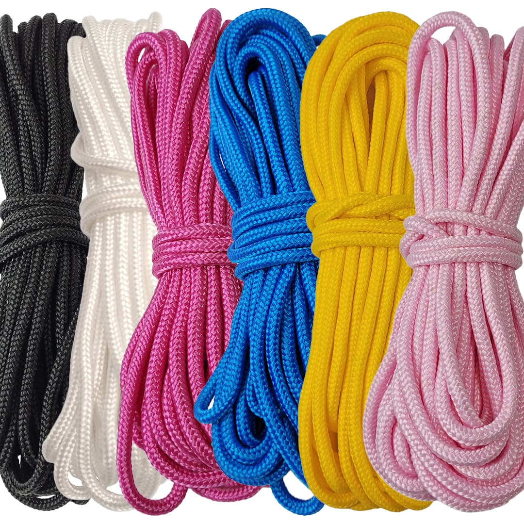Kit Corda Náutica de Polipropileno Trançada 6 Cores