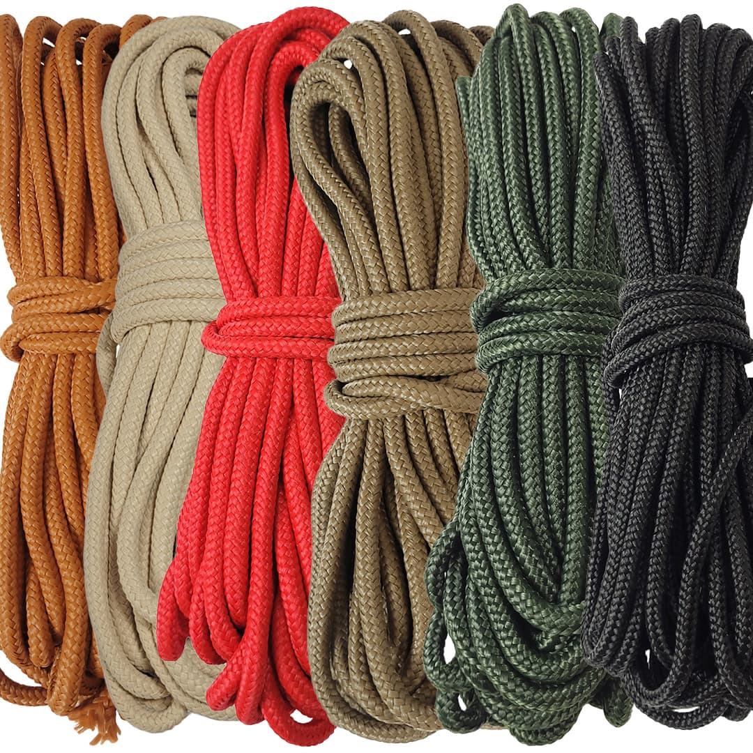 Kit Corda Náutica de Polipropileno Trançada 6 Cores