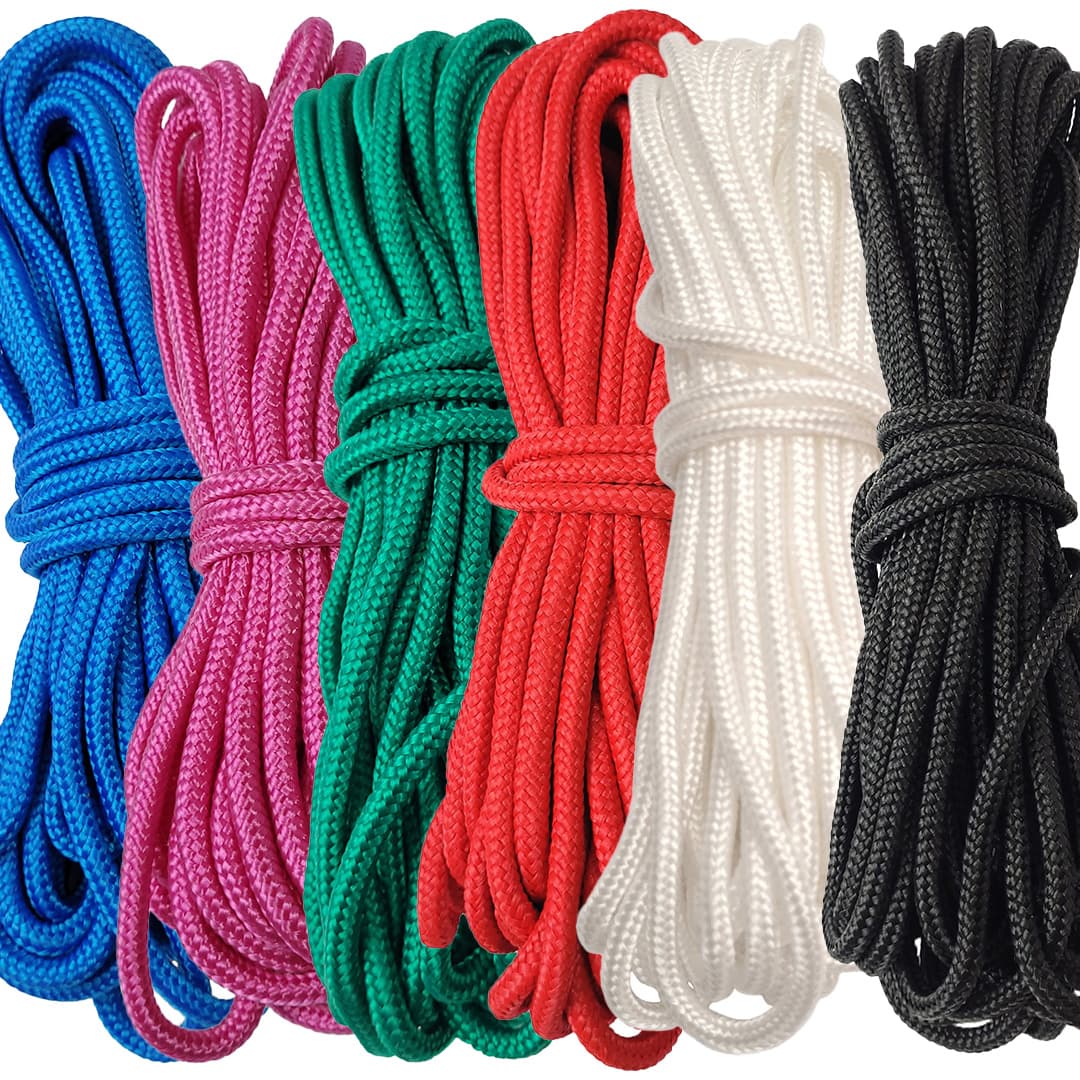 Kit Corda Náutica de Polipropileno Trançada 6 Cores
