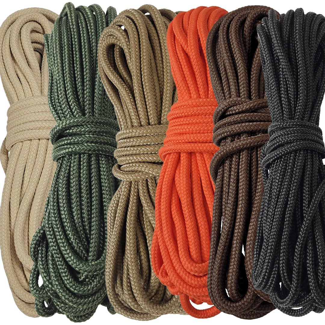 Kit Corda Náutica de Polipropileno Trançada 6 Cores