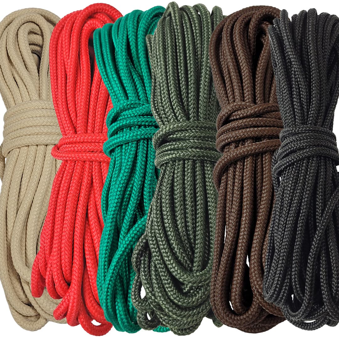 Kit Corda Náutica de Polipropileno Trançada 6 Cores