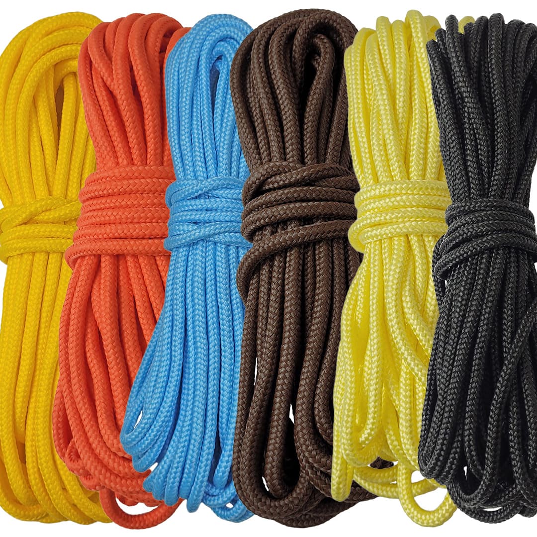 Kit Corda Náutica de Polipropileno Trançada 6 Cores