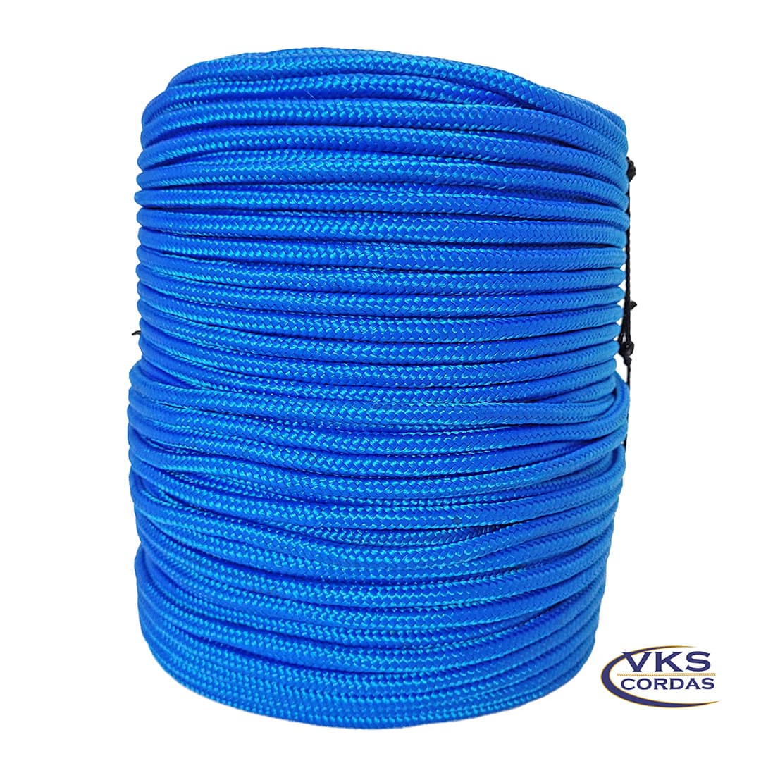 Corda Polipropileno Náutica Trançada 10mm Azul - 75m - Image 3