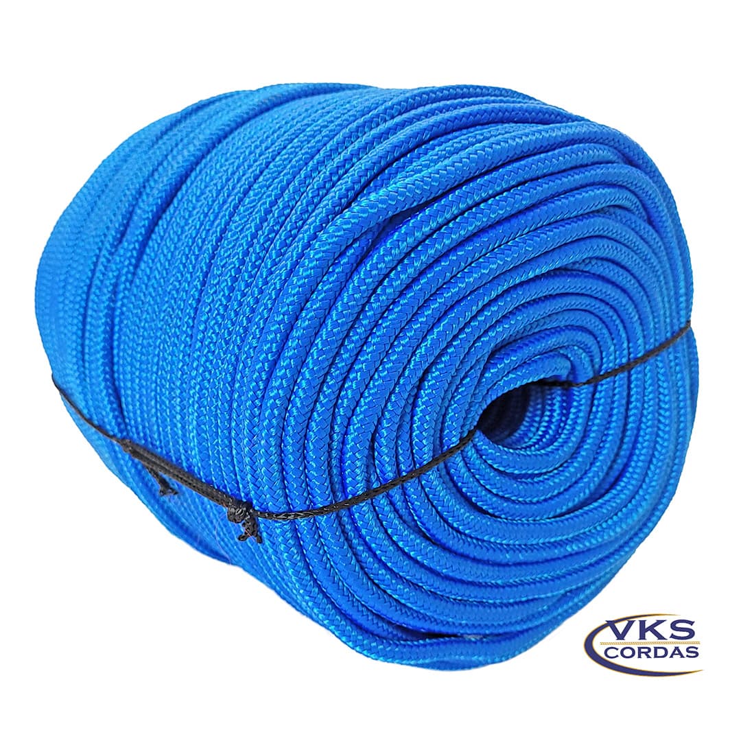 Corda Polipropileno Náutica Trançada 10mm Azul - 75m - Image 2