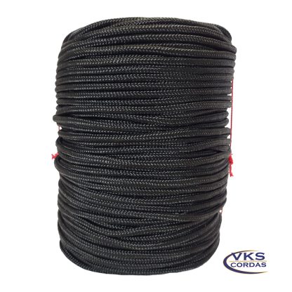 Corda Trançada Náutica Polipropileno 10mm Preto - 40m - Image 3
