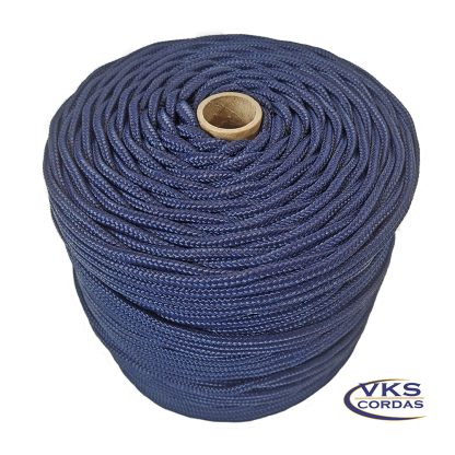 Corda Polipropileno Náutica Trançada 4mm Azul Marinho - 90m - Image 2