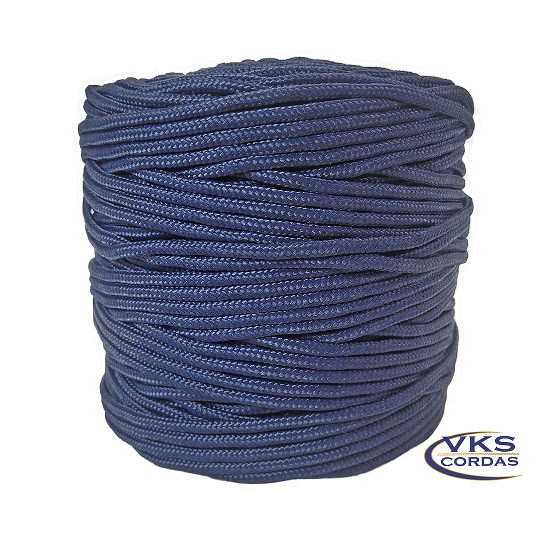 Corda Náutica Trançada Polipropileno 3mm Azul Marinho - 290m - Image 3