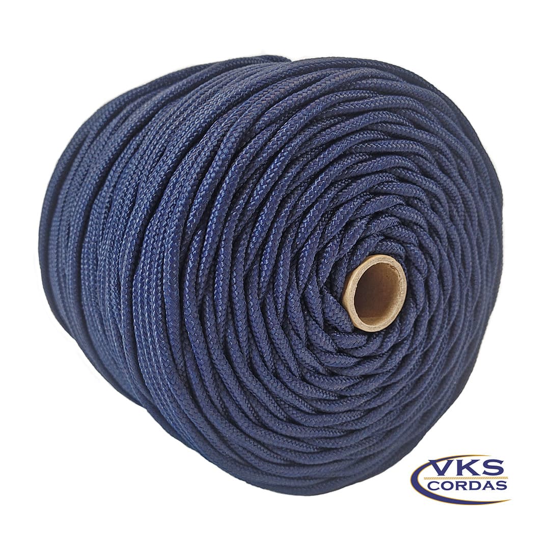 Corda Náutica Trançada Polipropileno 3mm Azul Marinho - 290m - Image 2