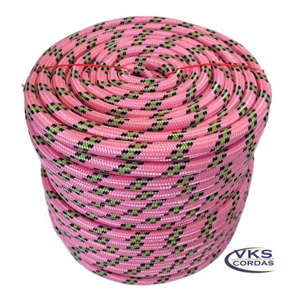 Corda Polipropileno Soft 14mm Rosa Rajada Tradicional - 110m - Image 2