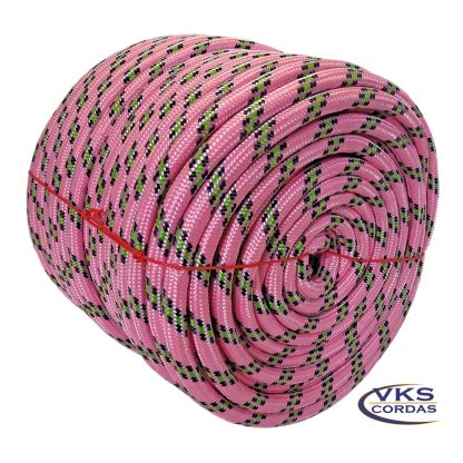 Corda Polipropileno Soft 14mm Rosa Rajada Tradicional - 110m - Image 3