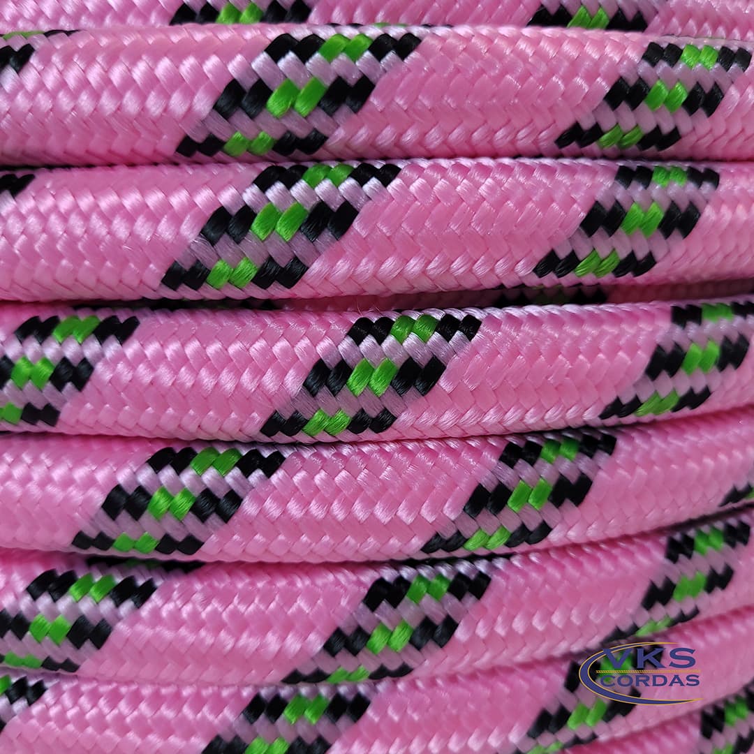 Corda Polipropileno Soft 12mm Rosa Rajada Tradicional - 120m - Image 4