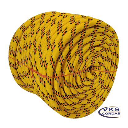 Corda Soft Polipropileno 16mm Amarelo Rajada Tradicional - 100m - Image 3