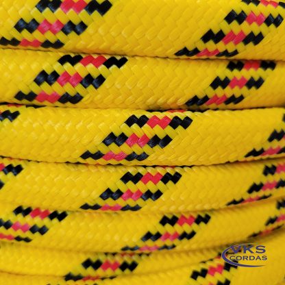 Corda Soft Polipropileno 16mm Amarelo Rajada Tradicional - 100m - Image 4