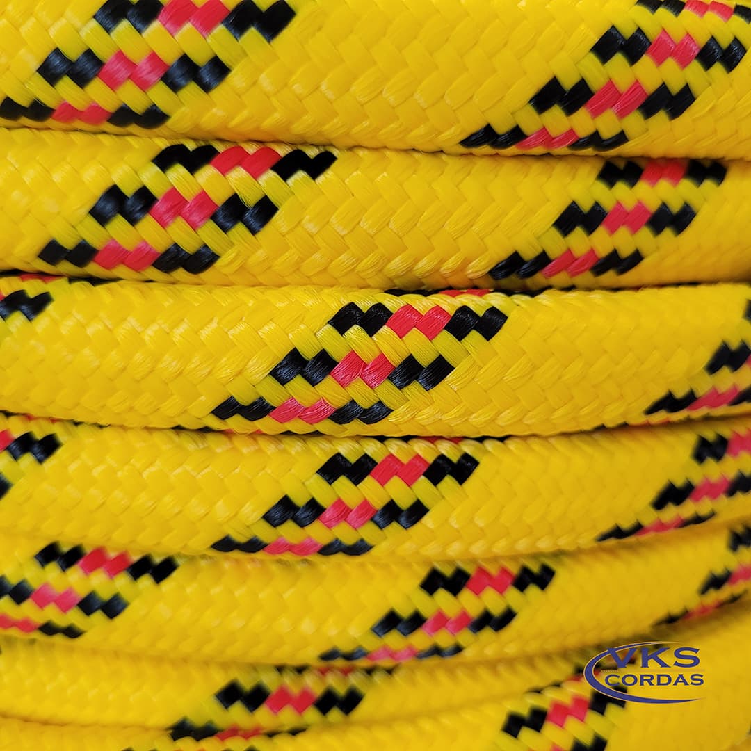 Corda Polipropileno Soft 12mm Amarelo Rajada Tradicional - 120m - Image 4