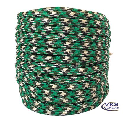 Corda Trançada Soft 14mm Camuflada Tribal Especial - 110m