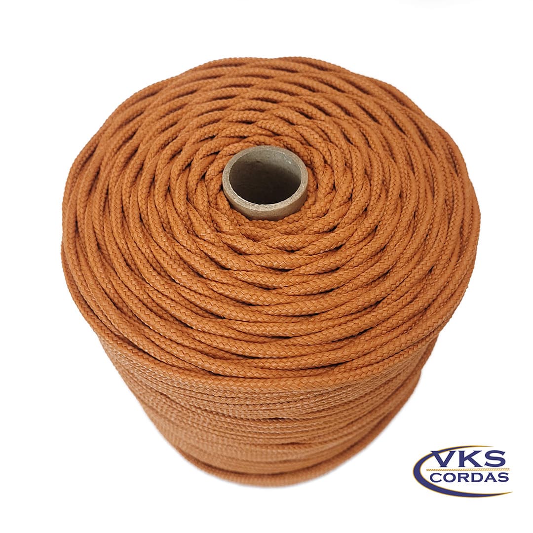 Corda Náutica Polipropileno 5mm Terra Cota - 120m