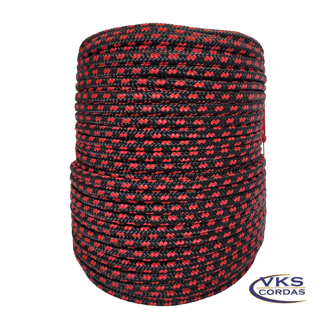 Corda Polipropileno Náutica Trançada 10mm Preto Pata - 100m - Image 2