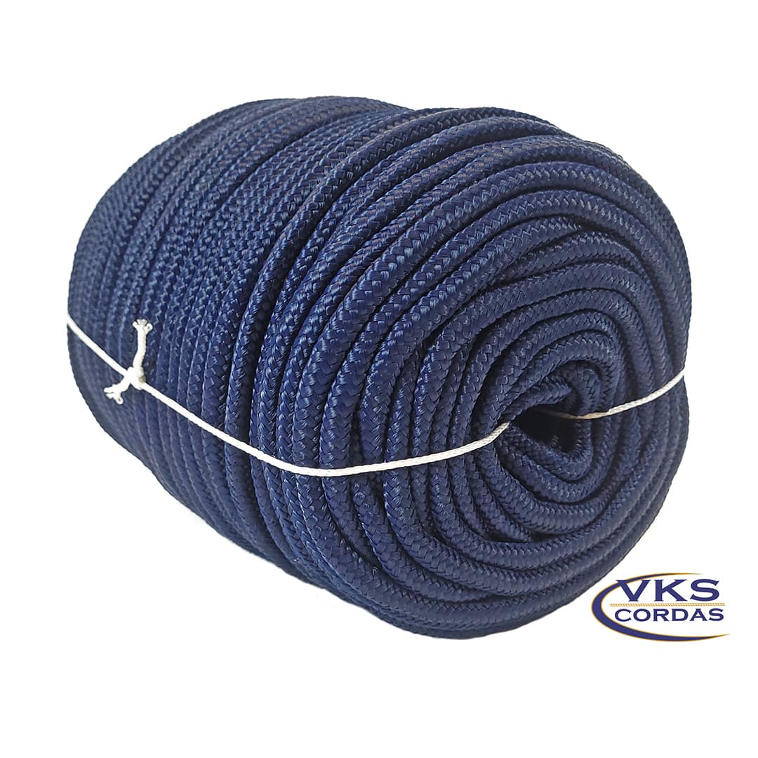 Corda Polipropileno Náutica Trançada 10mm Azul Marinho - 100m - Image 2