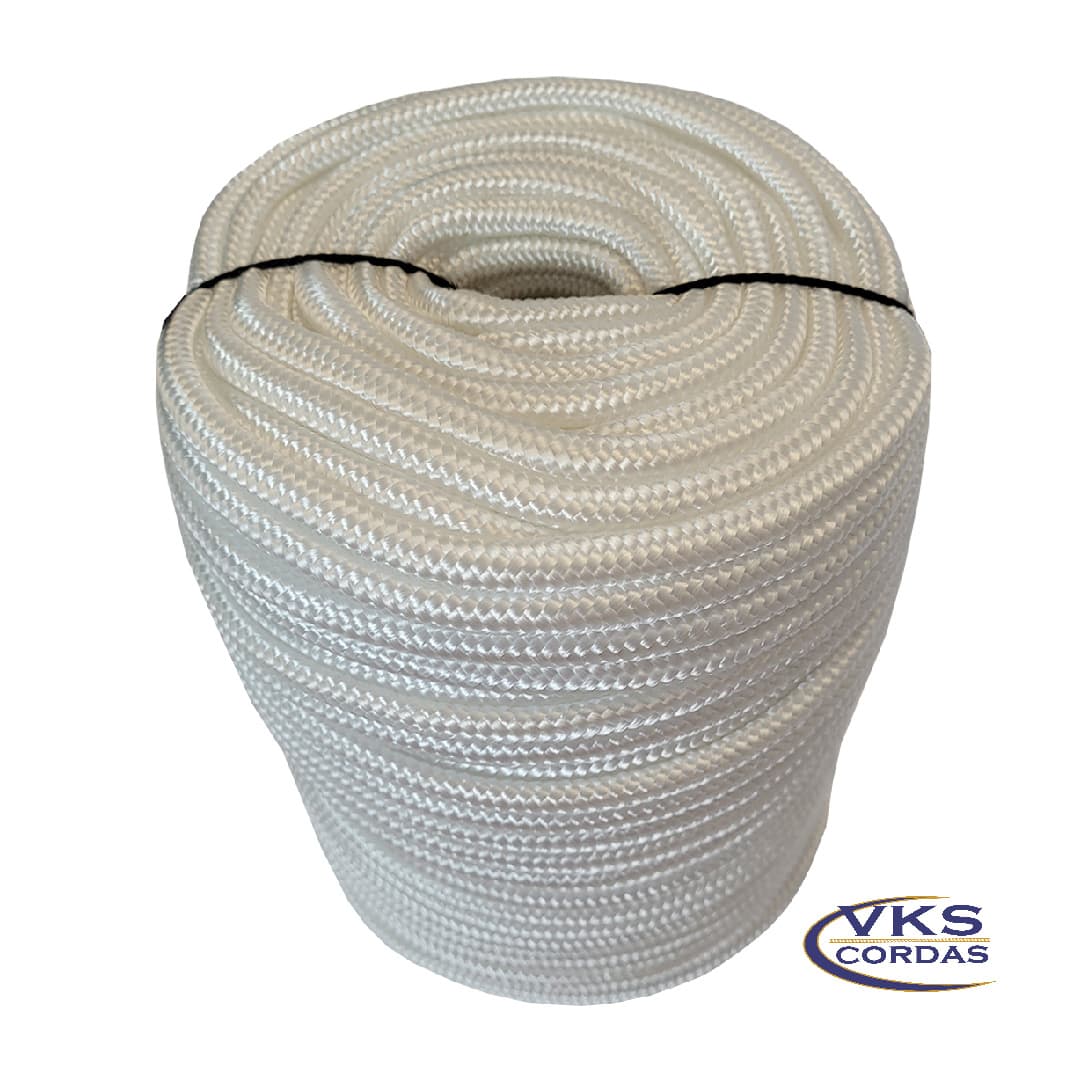 Corda Polipropileno Náutica Trançada 10mm Natural - 100m