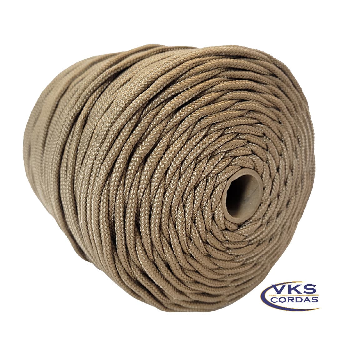 Corda Náutica Redonda Trançada 4mm Champanhe - 150m - Image 2