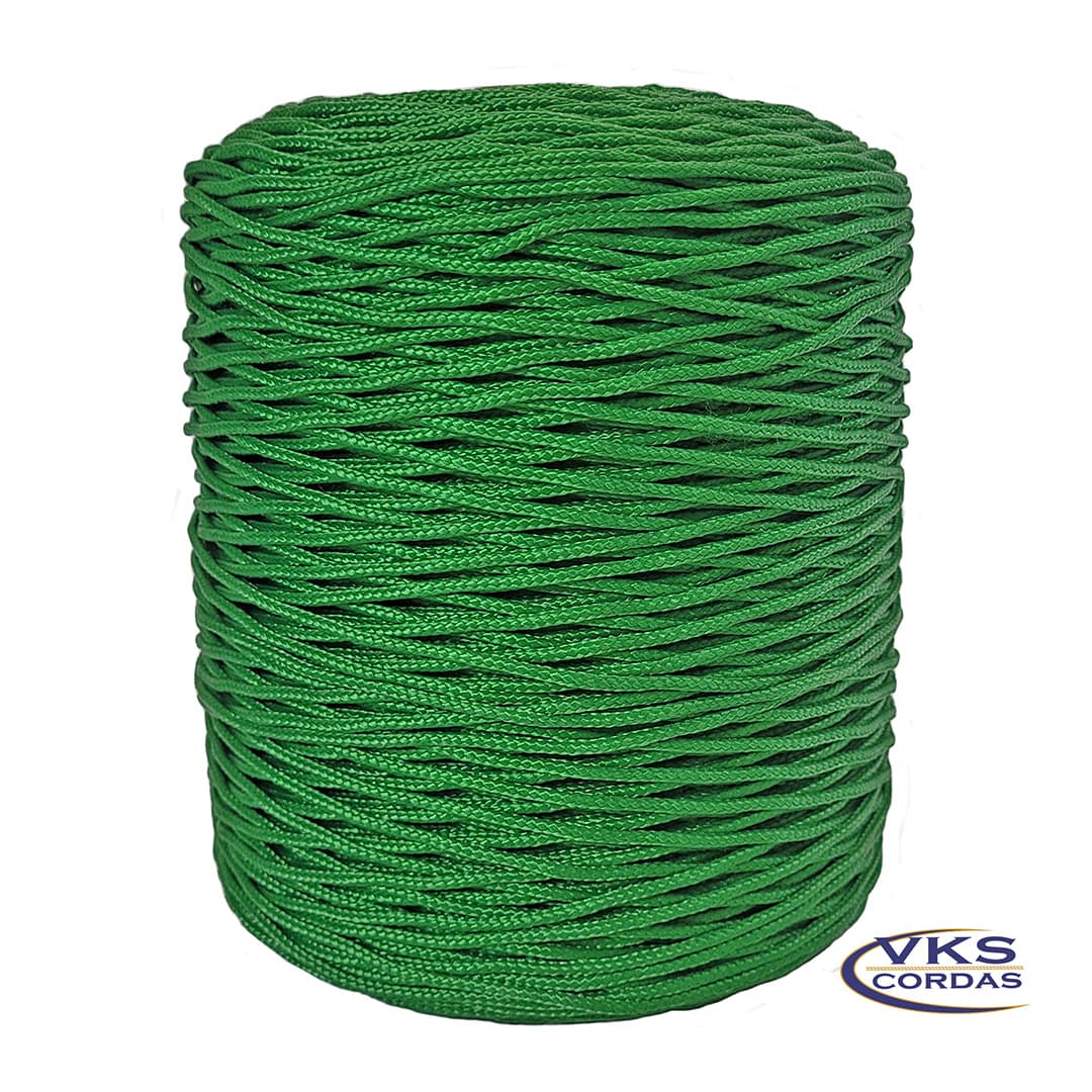 Corda Náutica Polipropileno 5mm Verde Bandeira - 120m - Image 3